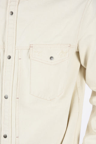 Distressed Denim D-BANDY-B Shirt