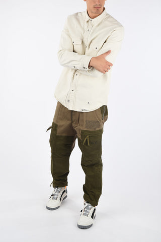 Distressed Denim D-BANDY-B Shirt