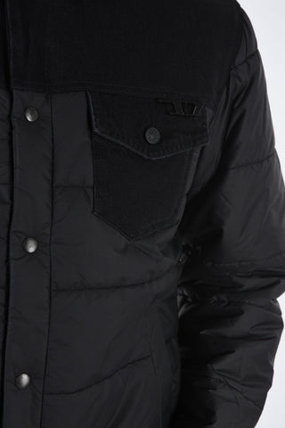 Puffer D-SHYLA with denim Details