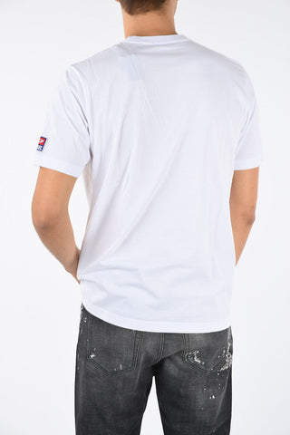 Embroiderd T-JUST-DIVISION-D T-shirt