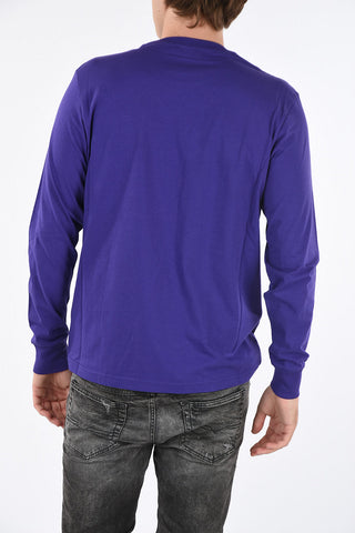 Embroidered T-JUST-LS-DIVISION T-shirt