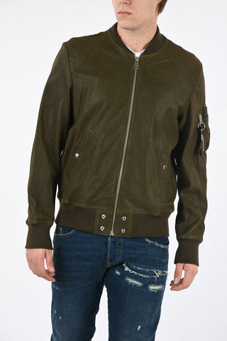 Suede Leather L-NIKOLAI Bomber