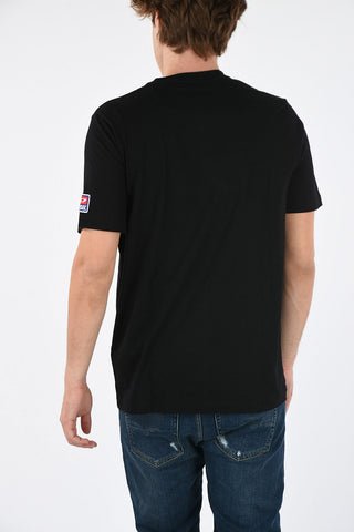Embroiderd T-JUST-DIVISION-D T-shirt