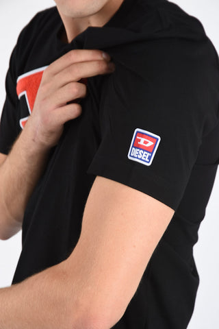 Embroiderd T-JUST-DIVISION-D T-shirt