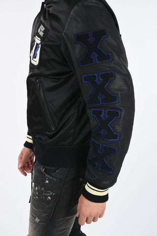 Leather Sleeves L-KHARKOV Bomber