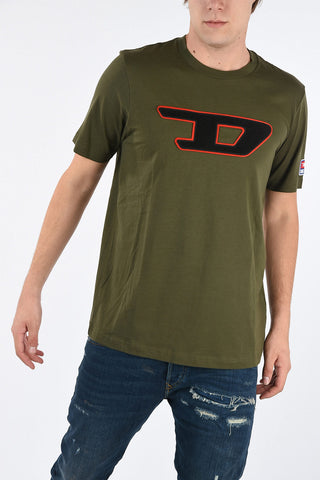 Embroiderd T-JUST-DIVISION-D T-shirt
