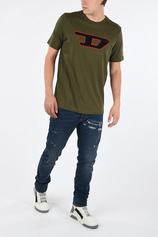 Embroiderd T-JUST-DIVISION-D T-shirt