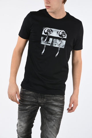 BLACK GOLD T-shirt TY-X1 con Ricamo e Stampa