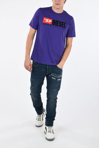 Embroiderd T-JUST-DIVISION T-shirt