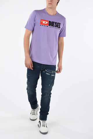 Embroiderd T-JUST-DIVISION T-shirt