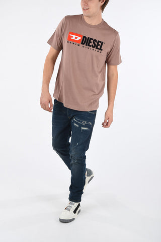 Embroiderd T-JUST-DIVISION T-shirt
