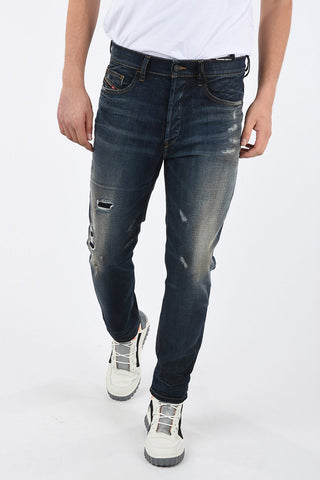 Jeans Distressed D-EETAR Stone Washed 17cm L32