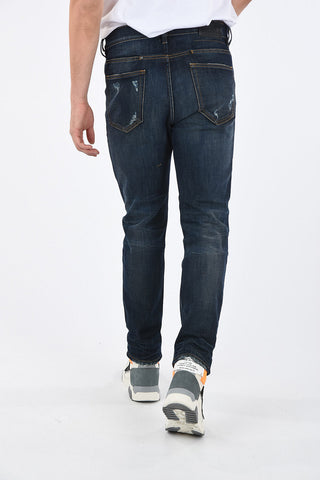Jeans Distressed D-EETAR Stone Washed 17cm L32