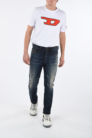 Jeans Distressed D-EETAR Stone Washed 17cm L32