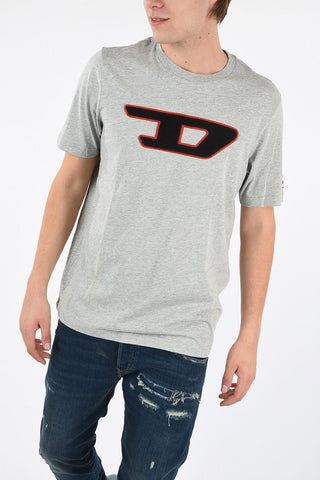 Embroiderd T-JUST-DIVISION-D T-shirt