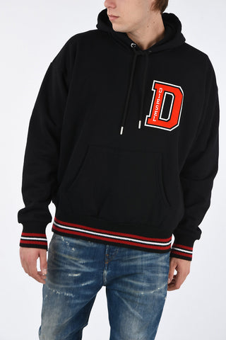 Hooded S-KSAND Sweatshirt with Front Pockets