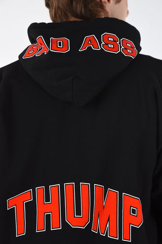Hooded S-KSAND Sweatshirt with Front Pockets
