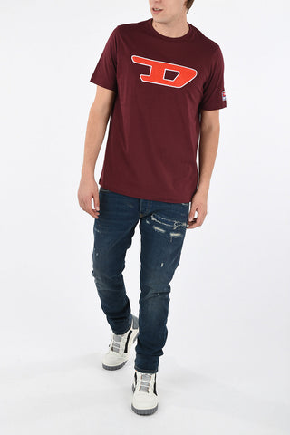 Embroiderd T-JUST-DIVISION-D T-shirt
