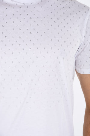 ARMANI JEANS All Over Logo T-shirt