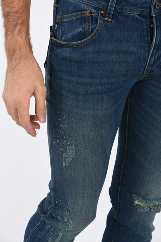 ARMANI JEANS 16cm Extra Slim Fit Distressed J20 Jeans