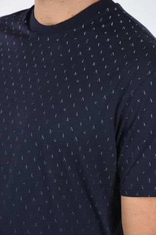 ARMANI JEANS All Over Logo T-shirt