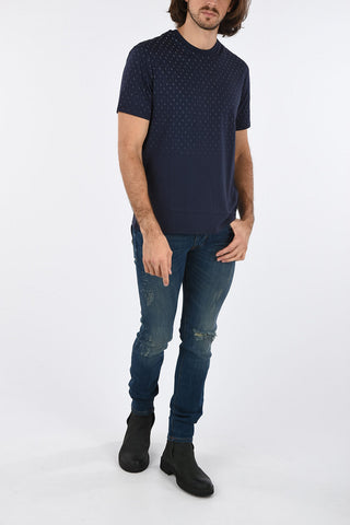 ARMANI JEANS All Over Logo T-shirt