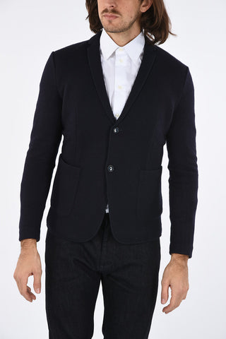 ARMANI JEANS no Vent Wool  2-button Blazer