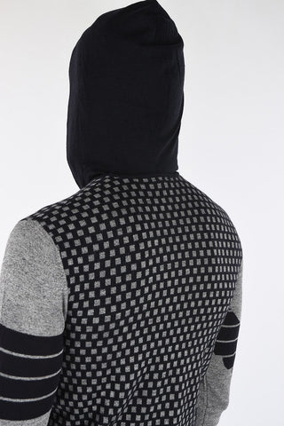 ARMANI JEANS Check Knit Sweatshirt