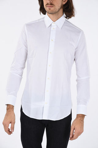 COLLEZIONI Spread Collar Slim Fit Shirt