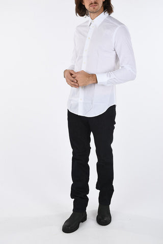 COLLEZIONI Spread Collar Slim Fit Shirt