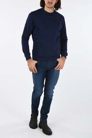ARMANI JEANS Regular Fit Crew-Neck Sweatshirt