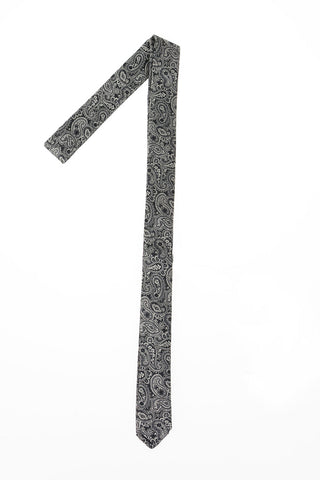 Cravatta Slim  Paisley in Seta