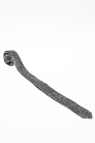 Cravatta Slim  Paisley in Seta