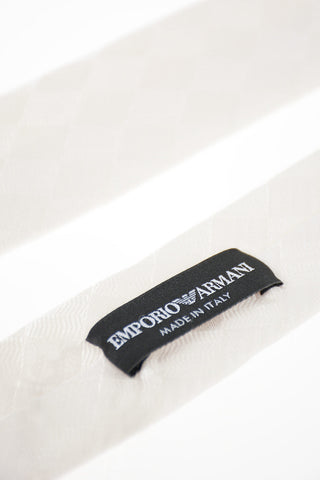 EMPORIO Silk Checked Tie 