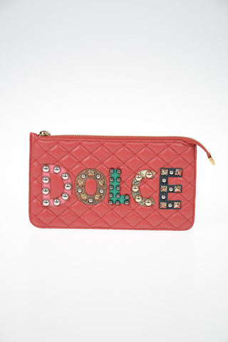 Leather Studded Wallet with Ayers Details