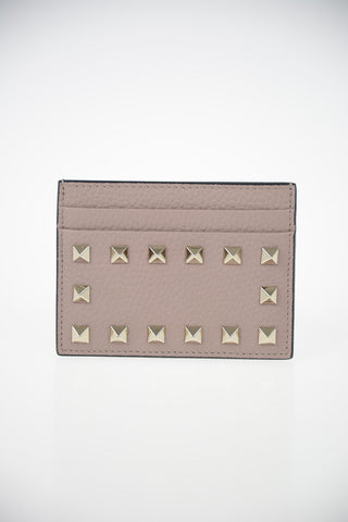 GARAVANI Leather Studded Card Holder
