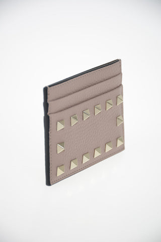 GARAVANI Leather Studded Card Holder
