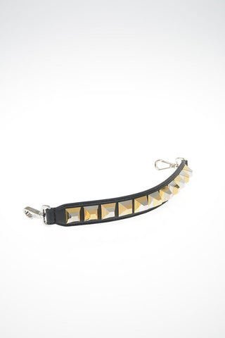 Leather Studded Shoulder Strap