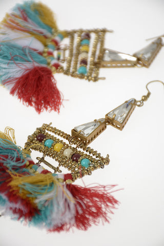 Gipsy Earrings with Pendant