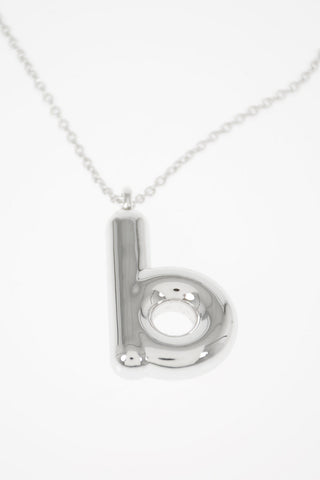 Necklace with Letter D Pendant