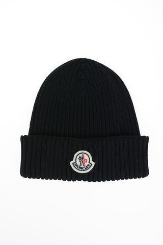 Cappello beanie in Lana Vergine a Costine