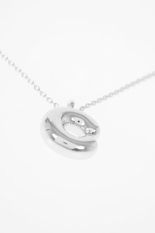 Necklace with Letter C Pendant