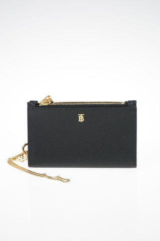 Leather Wallet with Chain