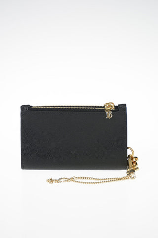 Leather Wallet with Chain