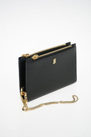 Leather Wallet with Chain