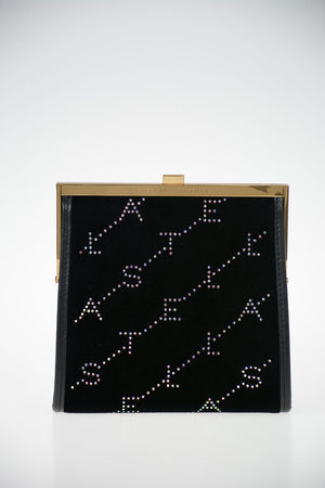 Chenille Pochette with Strass