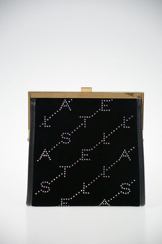 Chenille Pochette with Strass