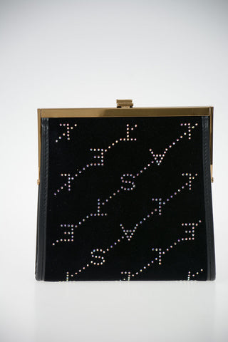 Chenille Pochette with Strass