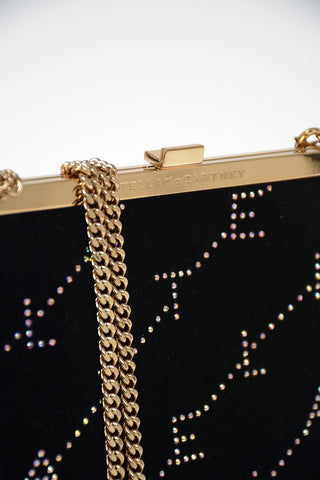 Chenille Pochette with Strass