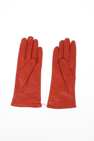 Guanti Openwork in Pelle